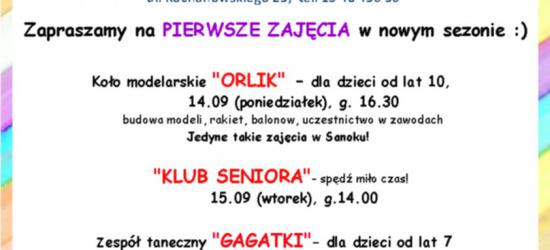 Koło modelarskie, zespół taneczny i wiele innych. ,,Gagatek” zaprasza