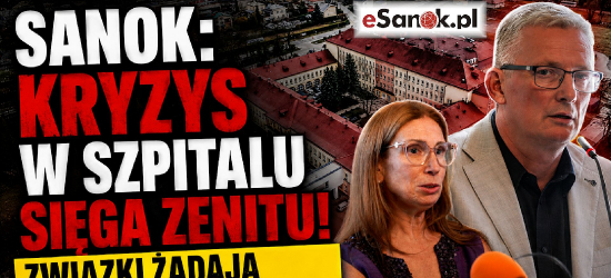 BURZA WOKÓŁ SZPITALA W SANOKU. Związkowcy żądają odwołania dyrekcji, padły mocne słowa! [VIDEO, ZDJĘCIA]