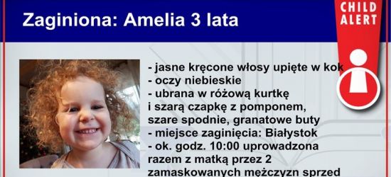 CHILD ALERT! 3-latka i jej matka porwane przez zamaskowanych mężczyzn!