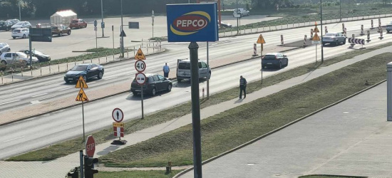 SANOK: Najechanie na tył pojazdu. Jeden pas wyłączony z ruchu