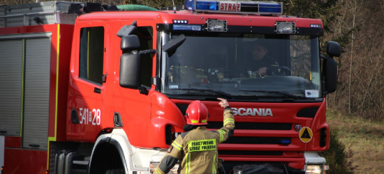 SANOK: Pożar pieca w zakładzie pracy