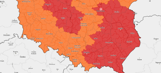 Ostrzeżenie IMGW. Upały lokalnie do 37°C i burze z gradem. Najwyższy stopień alertów