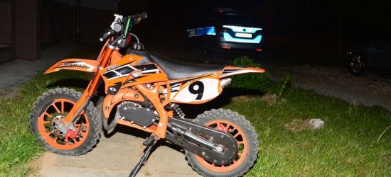 8-letni motorowerzysta zderzył się z oplem. Kierowca samochodu pijany