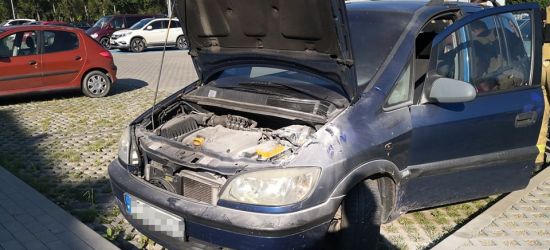 SANOK: Pożar samochodu przy basenach. Wąż w kamienicy (FOTO)