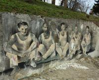 Nowe, efektowne murale w Sanoku. Dawni sportowcy, mieszkańcy miasta sprzed lat (VIDEO, ZDJĘCIA)