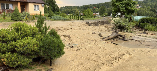 Nawałnice na Podkarpaciu! Błotna lawina, zalane drogi (ZDJĘCIA)