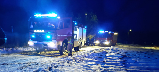 POWIAT SANOCKI. Dwa niebezpieczne zdarzenia. Interweniowała straż (ZDJĘCIA)