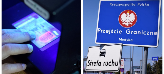Obywatel Chin pokazał na granicy fałszywe prawo jazdy (ZDJĘCIE)