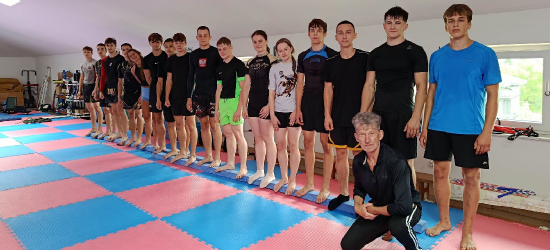 Wspólny trening i cenna lekcja. Samuraje z wizytą u Mirosława Kaźmierczaka