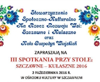 GMINA KOMAŃCZA: III „Spotkania przy stole” w Szczawnem