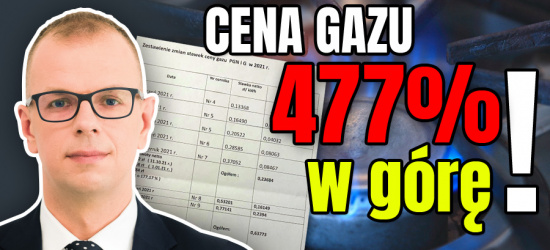 Gigantyczna podwyżka cen gazu! Prezydent podkarpackiego miasta: 477% w górę!