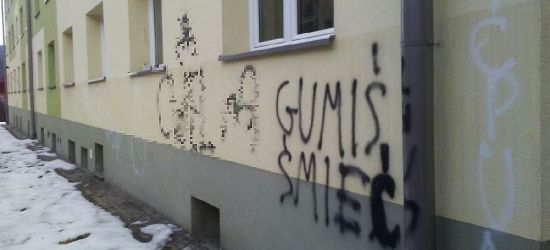 AKTUALIZACJA INTERWENCJA: Wandale zdewastowali nową elewację. „To za nasze pieniądze!” (ZDJĘCIA)