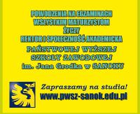 Egzaminy za pasem. Społeczność akademicka PWSZ życzy powodzenia maturzystom