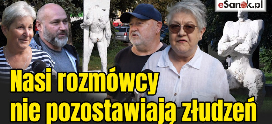 SANOK: „Rzeźby przeszkadzają tym moherowym. Normalnym nie” (SONDA, VIDEO)