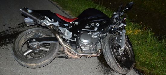 PODKARPACIE. Zderzenie motocykla z hyundaiem. Poważne obrażenia kierującego jednośladem
