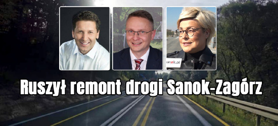 Ruszył remont drogi Sanok-Zagórz. Ponad 20 milionów złotych (ZDJĘCIA)
