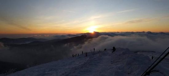 Tak wstawał dzień na Połoninie Wetlińskiej. Pięknie! (FOTO)