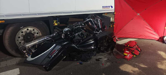 DOMARADZ. Śmierć 36-letniego motocyklisty. Nieudane wyprzedzanie (ZDJĘCIA, NOWE INFORMACJE)