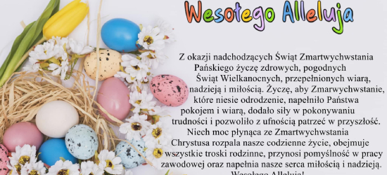 Wielkanocne życzenia od Radnego Miasta Sanoka Grzegorza Nogaja