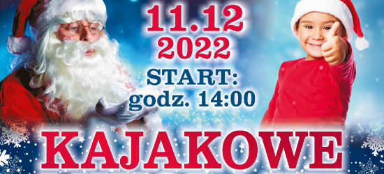 Święty Mikołaj w kajaku odwiedzi dzieci na sanockim basenie!