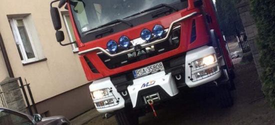 ZAGÓRZ: Pożar od kominka w jednym z mieszkań (FOTO)