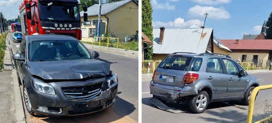 SANOK. Znów niebezpiecznie na Lipińskiego. Zderzenie osobówek (ZDJĘCIA)