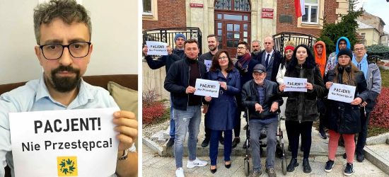 „Pacjent – nie przestępca!” Pikieta w sprawie legalizacji marihuany (ZDJĘCIA)