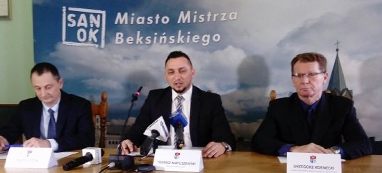 SANOK / KONFERENCJA: Pozyskane środki, nowy schemat organizacyjny (VIDEO)
