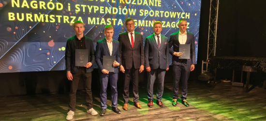 Zawodnicy TEXOM Samuraj Sanok nagrodzeni przez Burmistrza Zagórza