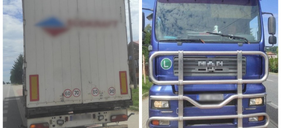 REGION. Kilkunastotonowy kolos poruszał się bez sprawnych hamulców (FOTO)