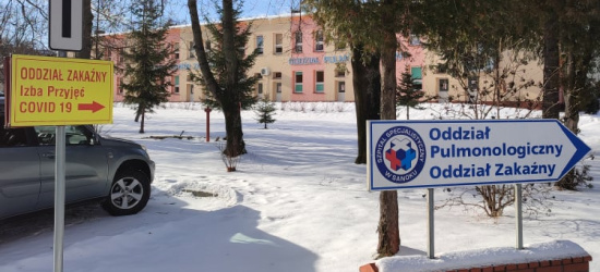 SZPITAL SANOK: Dziś pustki pod punktem pobrań wymazów SARS-COV-2! (FOTO)
