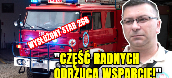 Radni blokują zakup nowego wozu strażackiego. Przepadną duże pieniądze?