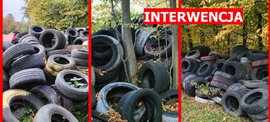 INTERWENCJA: Malowniczy krajobraz i tysiące pozostawionych opon! (FOTO)