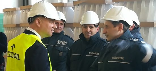 Prezydent w Jedliczu. Produkują tam płyn do dezynfekcji rąk