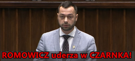 ROMOWICZ do CZARNKA: Szkoda czasu na pana wystąpienia! (VIDEO)