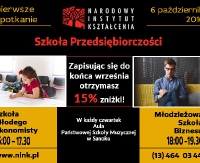 Uczmy się przedsiębiorczości! Jeszcze tydzień zapisów!