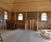 SKANSEN SANOK: Już jesienią turyści zwiedzą nowy, rekonstruowany obiekt. Zobacz wnętrze synagogi z Połańca! (ZDJĘCIA)