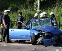 Wypadek na drodze Sanok-Zagórz. Trzy osoby w szpitalu (VIDEO, ZDJĘCIA)