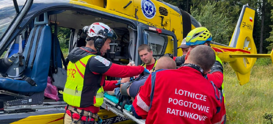 Pracowity początek sierpnia ratowników. Liczne upadki podczas wędrówek (FOTO)