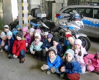 Przedszkolaki z wizytą w sanockiej komendzie (ZDJĘCIA)