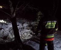 ZAGÓRZ: Strażacy-ochotnicy całą noc monitorowali Osławę (ZDJĘCIA, FILM)