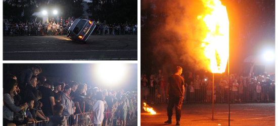 SANOK. Popisy kaskaderów, ściana ognia i monster trucki! (ZDJĘCIA, VIDEO)