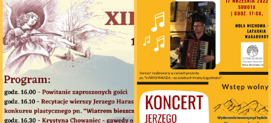 16-17 września XIII HARASYMIADA. Recytacje, prelekcje, koncerty!