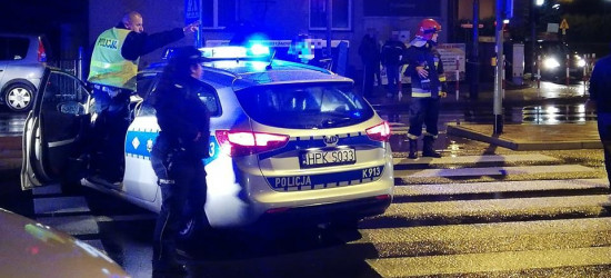 SANOK: Potrącenie pieszego na jednym z głównych skrzyżowań (FOTO)