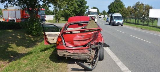 Nie zachował ostrożności i doprowadził do stłuczki