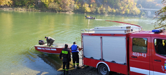 Wybuch pożaru transformatora w Solinie. Ćwiczenia (FOTO)