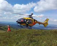 BIESZCZADY: 14-latek ukąszony przez żmiję. Akcja goprowców i Lotniczego Pogotowia Ratunkowego