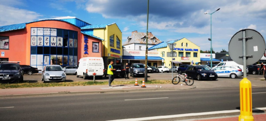 SANOK. Potrącenie rowerzysty na ulicy Krakowskiej (ZDJĘCIA)