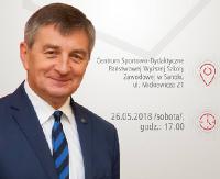 DZISIAJ: Spotkanie z Marszałkiem Sejmu RP Markiem Kuchcińskim w Sanoku
