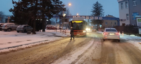 SANOK. Sytuacja na drogach w mieście o poranku (ZDJĘCIA)